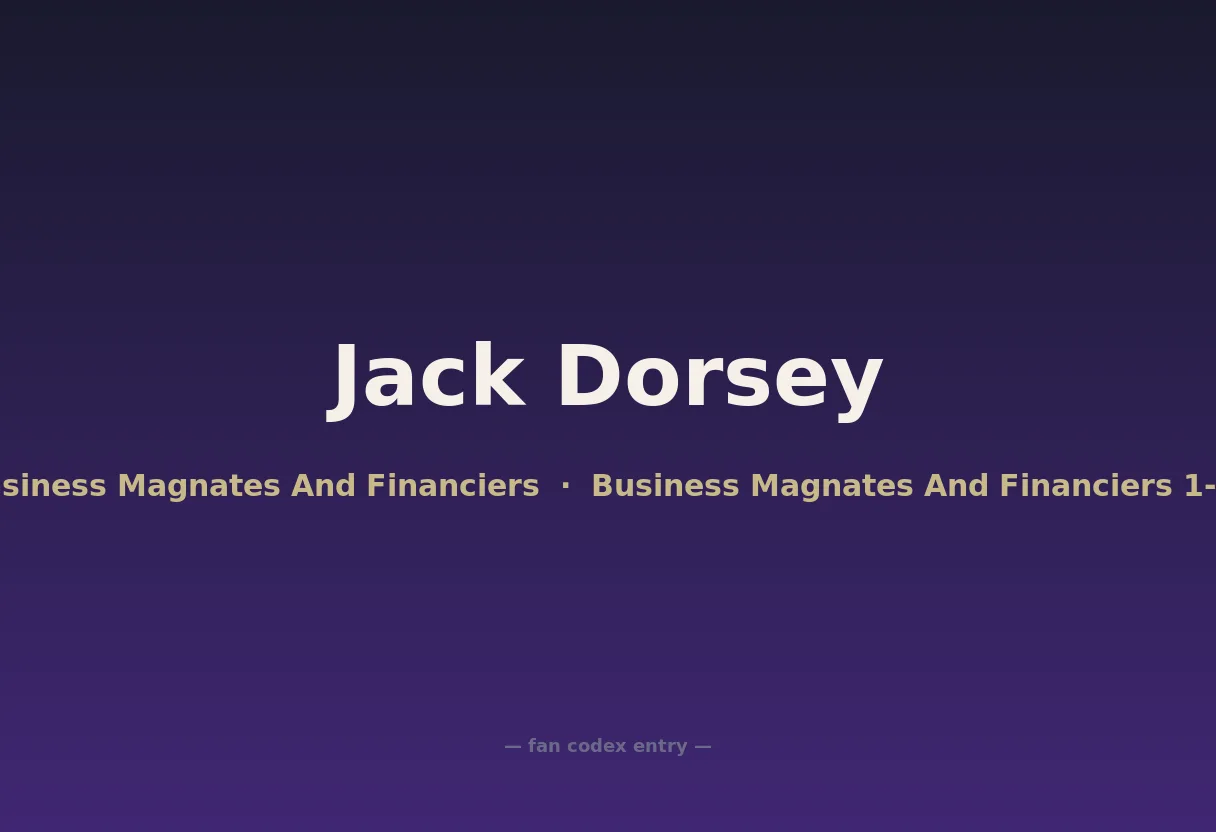 Jack Dorsey