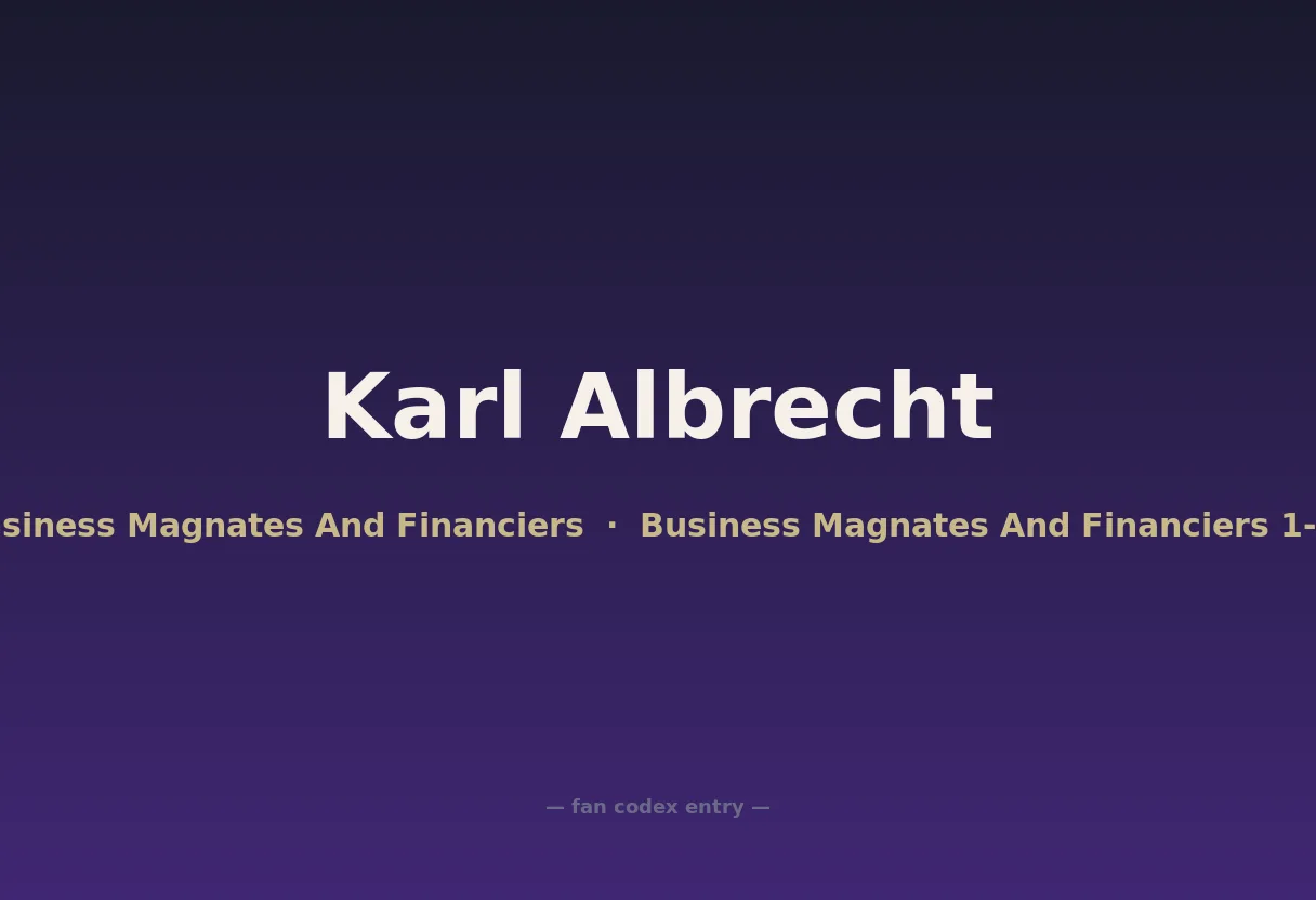 Karl Albrecht